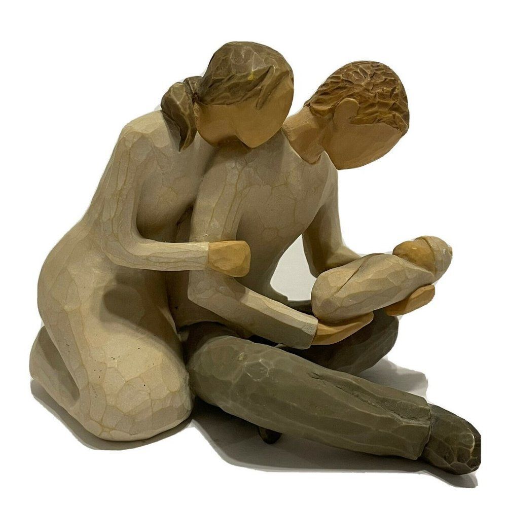 Willow Tree by Susan Lordi 26029 NEW LIFE Mother, Father & Baby Resin Figurine